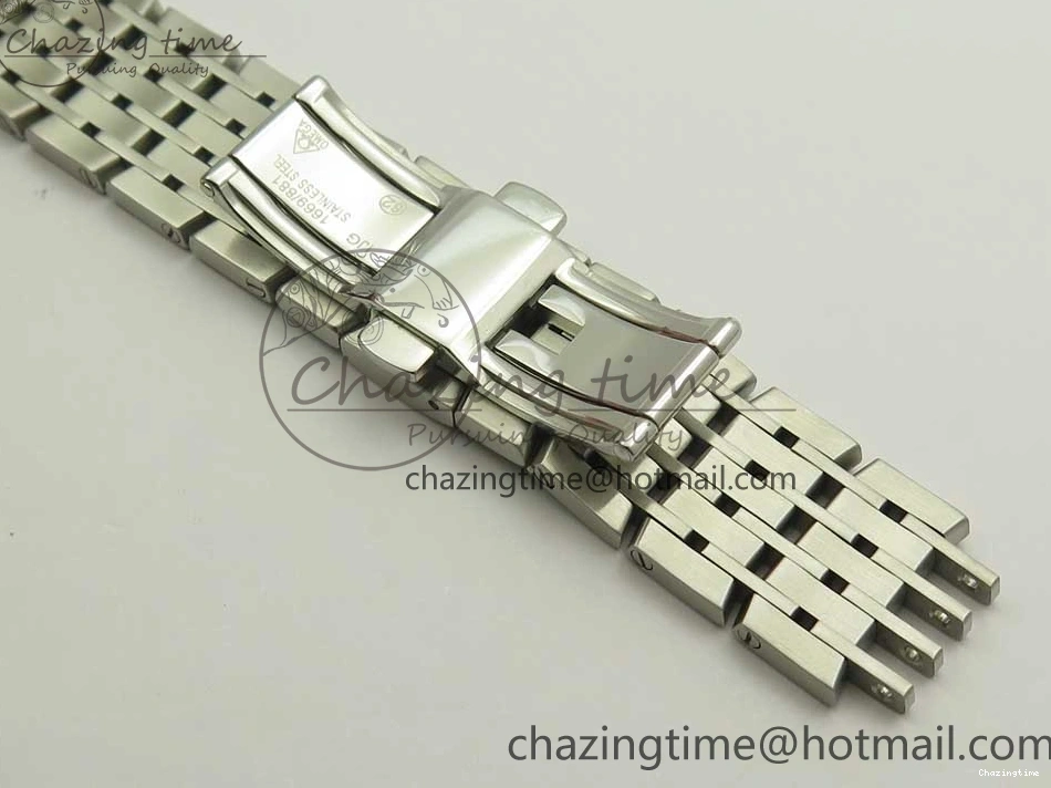 0315 De Ville Hour Vision 41mm SS VSF 1:1 Best Edition White Dial on SS Bracelet A8500 Super Clone Casual 7946